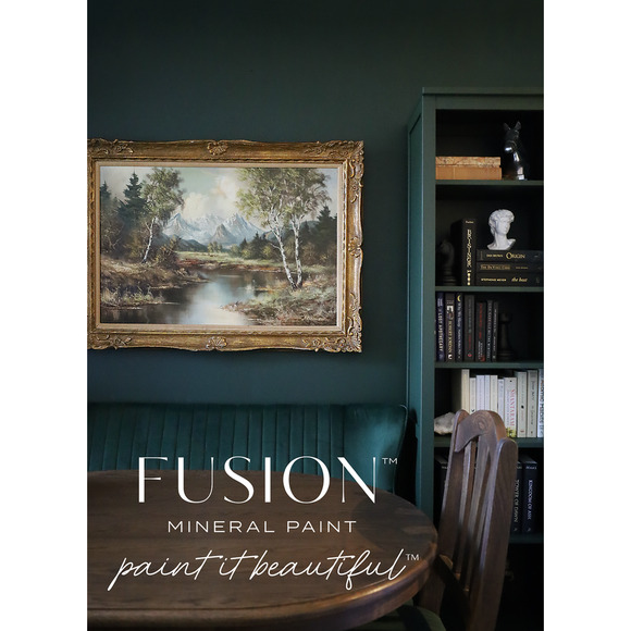 Manor Green - Fusion Mineral Paint 500 ml Upcycling Furniture Project Paint - Picture 5 of 6